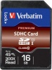 Verbatim 16GB Premium 300x SDHC Card Photo