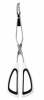 Prestige - Tongs Scissor with White Handle Soft Insert - Silver Photo