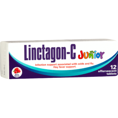 Photo of Linctagon C Effervescent Junior Tablets Berry - 12's