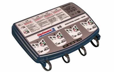 Photo of OptiMate 3 x 4 bank charger the all-in-one tool for 4 x 12V batteries - TM-454