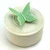 Pamper Hamper - Butterfly Trinket Box- Teal Photo