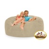 Comfyzak 140cm Beanbag - Vanilla Suede Photo