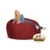 Comfyzak 120cm Beanbag - Venetian Red Suede Photo