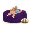 Comfyzak 140cm Beanbag - Royal Purple Suede Photo