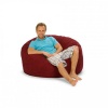 Comfyzak 100cm Beanbag - Maroon Suede Photo