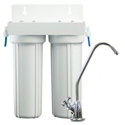 Photo of Double under counter Water Filtration System with GAC/KDF filter