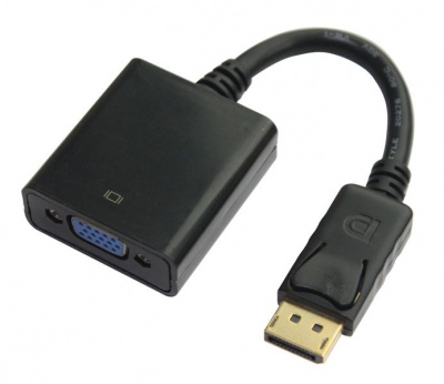 Photo of Display Port to VGA - Black