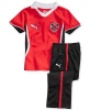 Puma 2 Piece Boys Set - Red & Black Photo