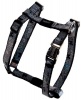 Rogz - 13mm Adjustable Dog H-Harness - Black Bone Photo