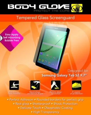 Photo of Samsung Body Glove Tempered Glass screenguard for Tab S2