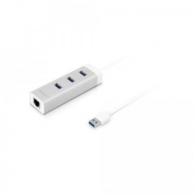 Photo of Macally 3 Port USB 3.0 Hub with Gigabit Ethernet Adapter