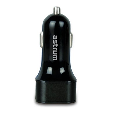 Photo of Astrum Dual USB Car Charger - CC210 - Black