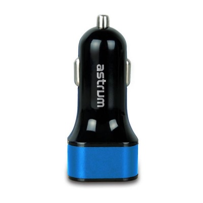 Photo of Astrum Dual USB Car Charger - CC210 - Blue