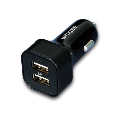Photo of Astrum Dual USB Car Charger - CC340 - Black