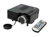 Portable Mini LED Entertainment Projector - Black Photo