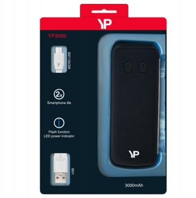 Photo of Young Pioneer 3000mAh Powerbank-Black