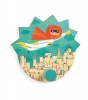 Djeco Wooden Coat Hooks "Mister Cosmos" Photo