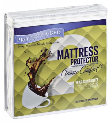Photo of Protect A Bed Protect-A-Bed - Classic Comfort Mattress Protector - White