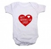 Noveltees Happy Valentines Day Daddy - White Photo