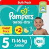 Pampers Baby Dry - Size 5 Twin Giant - 2x64 Nappies Photo