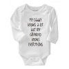 Noveltees My Daddy knows a Lot But My Grandad knows Everything Short Sleeve Baby Grow Photo