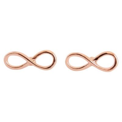 Photo of We Heart This Rose Gold Infinity Studs