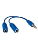 Astrum Aux Split Cable Male to 2 x Female - AS003 Photo