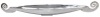 Bello Progetti Twirl Long Decor Boat Bowl - Silver Photo