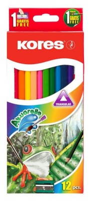 Photo of Kores Kolores Akuarelle 12 Colour Pencils