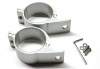 AfriBush 4x4 Spotlights Bracket - Set of 2 Spot Light Clamp Brackets - Silver Photo