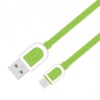 Astrum Charge / Sync Micro USB Flat Cable - Green Photo