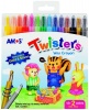 Amos 14 Twisters Rectractable Wax Crayons Photo