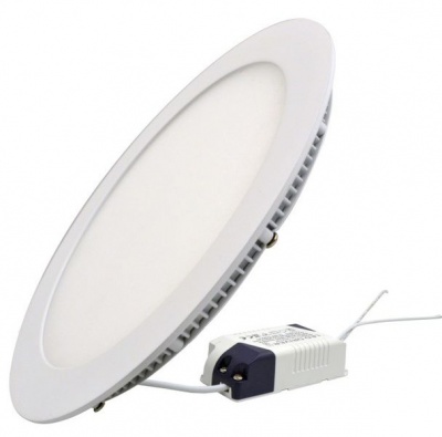 Photo of 12W Round LED Panel Light - White 2 Pack