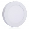 6W Round LED Surface Panel Light - White Photo