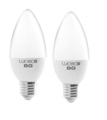 Photo of LUCECO - Candle E27 LED Globe 3 Watt - 2 Pack