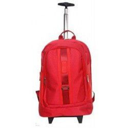Photo of Macaroni Caretto 17" Dotted Nylon Trolley Backpack - Red