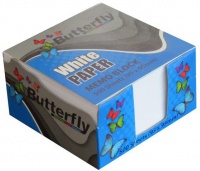 Butterfly Memo Block 500 Sheets White Paper