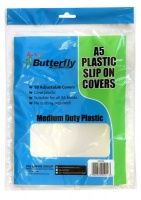 Butterfly A5 Plastic Slip On Clear Covers 10s