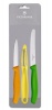 Victorinox - Classic Zest 3 Piece Prism Paring - Orange- Green and Yellow Photo