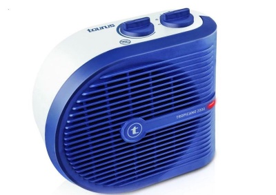Photo of Taurus - Tropicano Heater Floor Fan - White & Blue