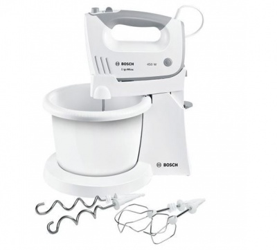 Photo of Bosch - Hand Mixer Bowl With Stand - White & Grey