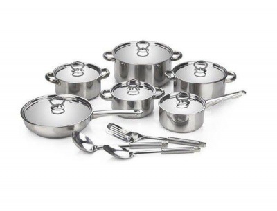Photo of Chukbok 15 Piece Heavy Bottom Stainless Steel Cookware Set