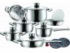 Silver Stainless steel German Designed Non-Stick 16 Pot Set Photo