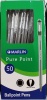 Marlin Pure Point Medium Transparent Ballpoint Pens - Black Ink Photo