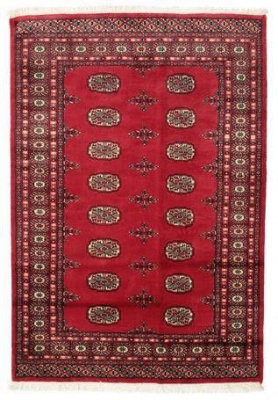 Photo of Authentic Karachi Bokhara Carpet - Red