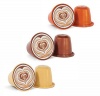 Caffeluxe 60 Nespresso Compatible Coffee Capsules - Choc Hazelnut Caramel & Vanilla Flavoured Coffee Selection Photo