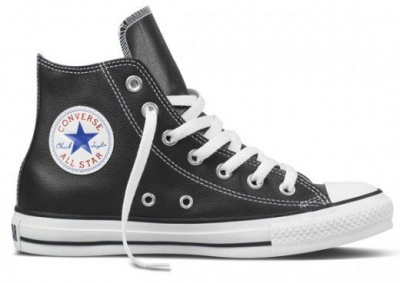 Photo of Converse All Star Men's Chuck Taylor Leather Hi - Black