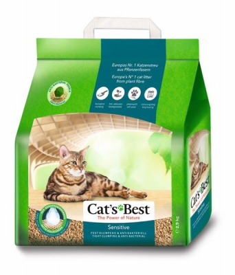 Photo of Cats Best Cat's Best - Sensitive 2.9Kg Clumping ECO cat litter