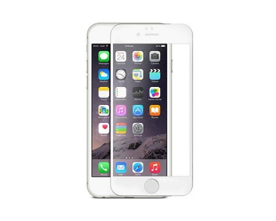 Photo of iPhone 6 / 6S Edge to Edge Full Cover Premium 3D Tempered Glass Screen Protector - White