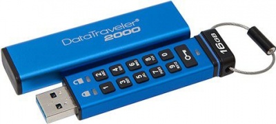 Photo of Kingston DataTraveler 2000 USB 3.0 Secure Flash Drive - 16GB